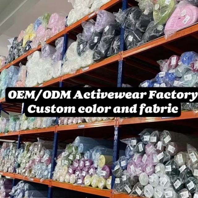 Behind the fabric: every step matters for high-performance yoga apparel
Full in-house custom fabric development, customize texture, weight, function & color as you wish.
Build your exclusive activewear fabric line with us.

#CustomActivewearFabric
#YogaWearManufacturer
#CustomYogaApparel
#ActivewearProduction
#SportswearODM