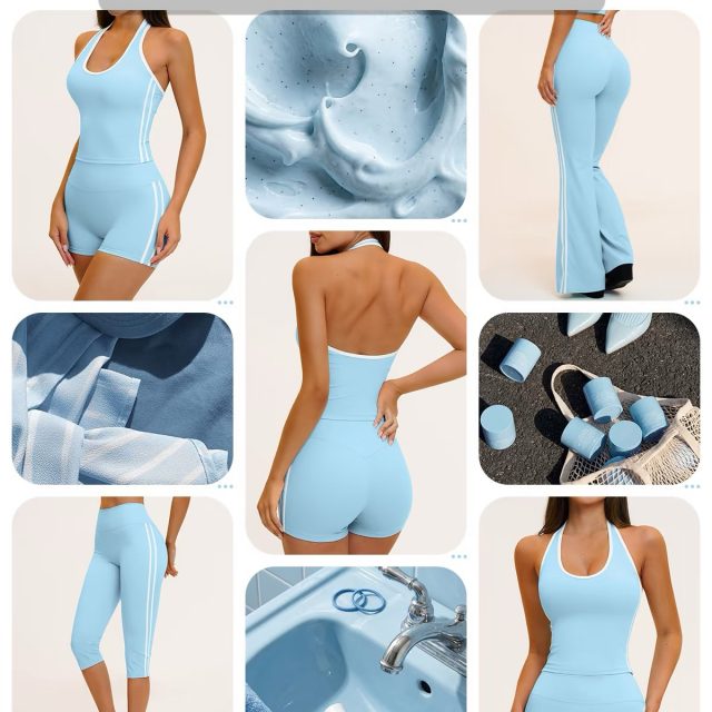 We’re professional yoga wear manufacturer, offer one-stop OEM & ODM custom service.
Custom colors, logos, fabrics & styles all available for your brand.
DM for catalog & bulk price!

#YogaWearManufacturer #CustomActivewear #BabyBlueYogaSet #OEMYogaClothes #FitnessApparelFactory