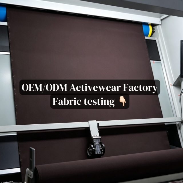 Quality starts with raw fabric inspection✨
As a professional yoga wear manufacturer, we test every batch of fabrics before production.
Stretch recovery, color fastness, breathability & shrinkage rate—all strict lab tests to guarantee stable top-tier quality for your brand.
We support full OEM & ODM custom service: custom colors, logos, patterns & one-stop production solutions.
DM us for fabric samples & wholesale quotes!

#YogaWearManufacturer #ActivewearFactory #OEMYogaClothes #PremiumAthleisure YogaApparelWholesale